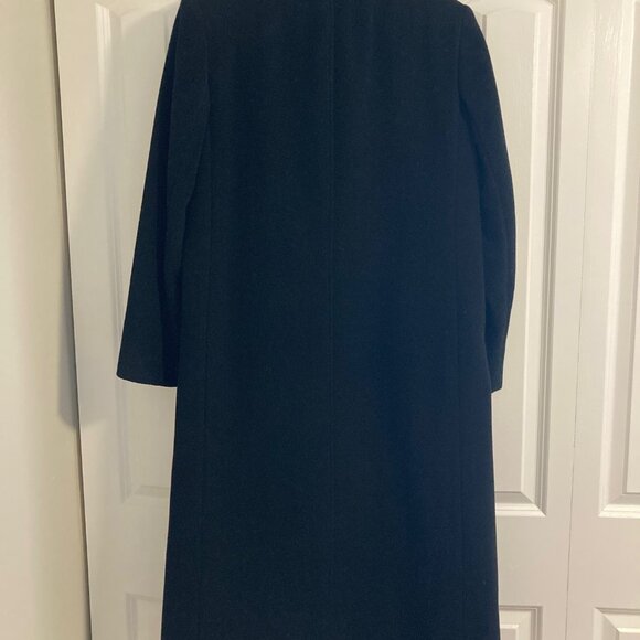 Ladies Braefair Black Wool Winter Dress Coat Size 4/6 - Picture 7 of 7